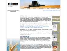 Tablet Screenshot of kochfertilizer.com